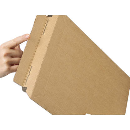 ColomPac® Versandhülse 10,8 x 10,8 x 86 cm (B x H x L) mit Haftklebung Kraftliner Wellpappe braun