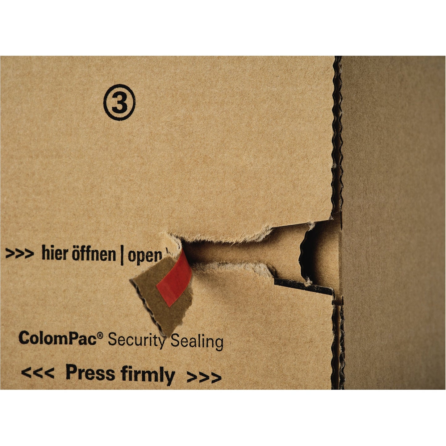 ColomPac® Versandhülse 10,8 x 10,8 x 100,8 cm (B x H x L) mit Haftklebung Kraftliner Wellpappe braun