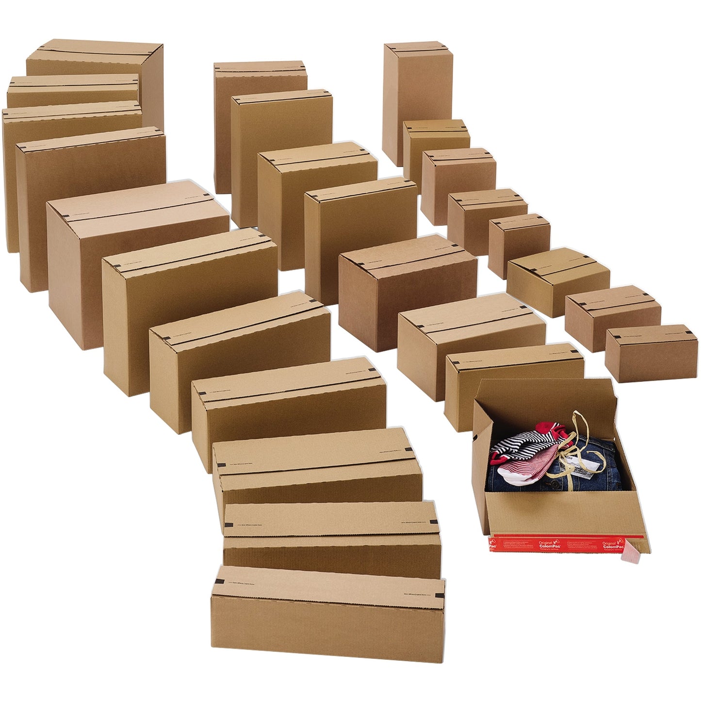 ColomPac® Versandkarton Eurobox Innenmaße: 29,4 x 38,7 x 9,4 cm (B x H x T) Außenmaße: 30 x 40 x 10 cm (B x H x T) Wellpappe 1-wellig braun