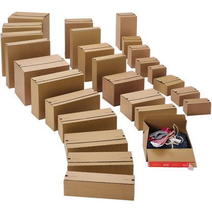 ColomPac® Versandkarton Eurobox Innenmaße: 29,4 x 38,7 x 9,4 cm (B x H x T) Außenmaße: 30 x 40 x 10 cm (B x H x T) Wellpappe 1-wellig braun