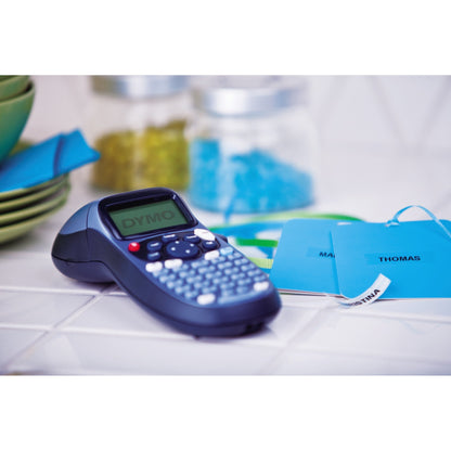 DYMO® Beschriftungsgerät LetraTag® LT-100H 2 Display-Zeilen 5 Schriftgrößen 2 Druckzeilen inkl. Schriftband (12 mm x 4 m, weiß)