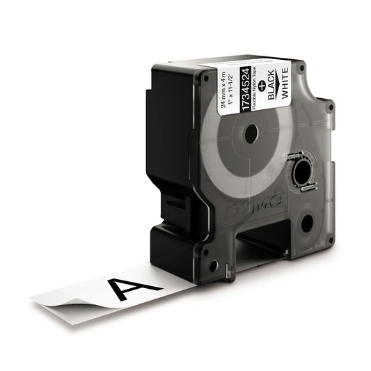 DYMO® Schriftbandkassette 24 mm x 3,5 m (B x L) weiß schwarz