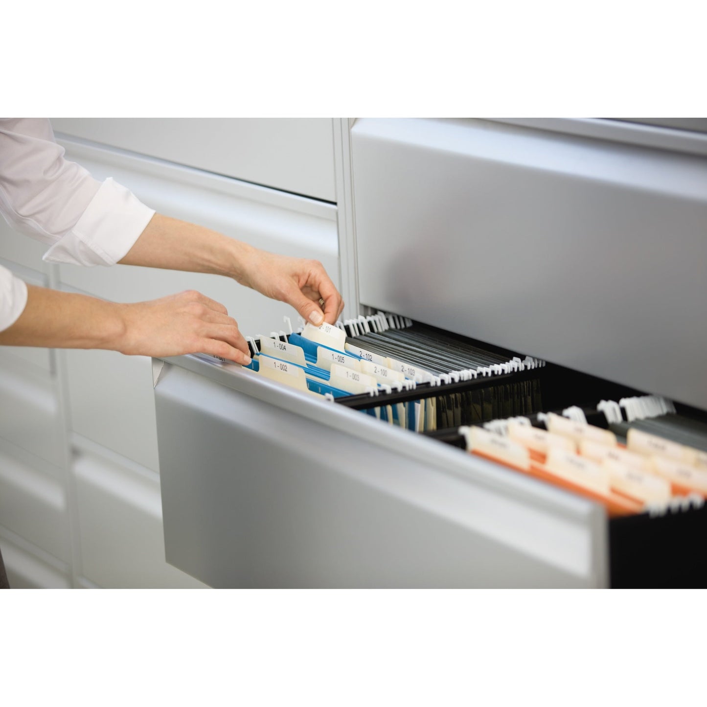 DYMO® Schriftbandkassette 12 mm x 7 m (B x L) weiß schwarz 10 St./Pack.