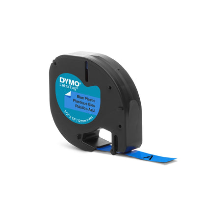 DYMO® Schriftbandkassette 12 mm x 4 m (B x L) blau schwarz