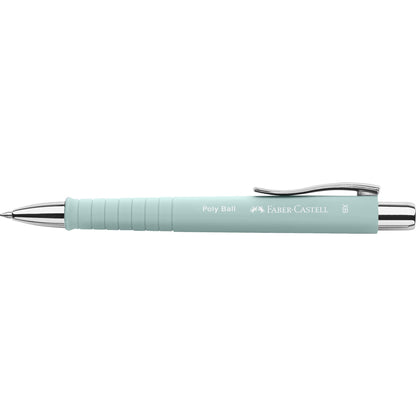 Faber-Castell Kugelschreiber Poly Ball 0,6mm XB blau Mine auswechselbar dokumentenecht Schaftfarbe: caribicblue
