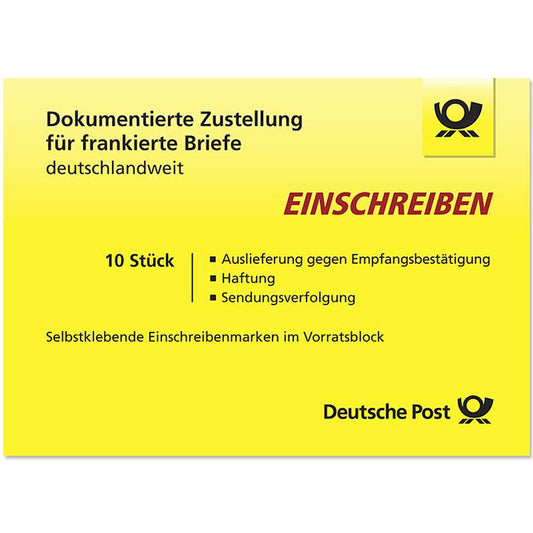 Briefmarke 2,35 Euro selbstklebend 10 St./Pack.