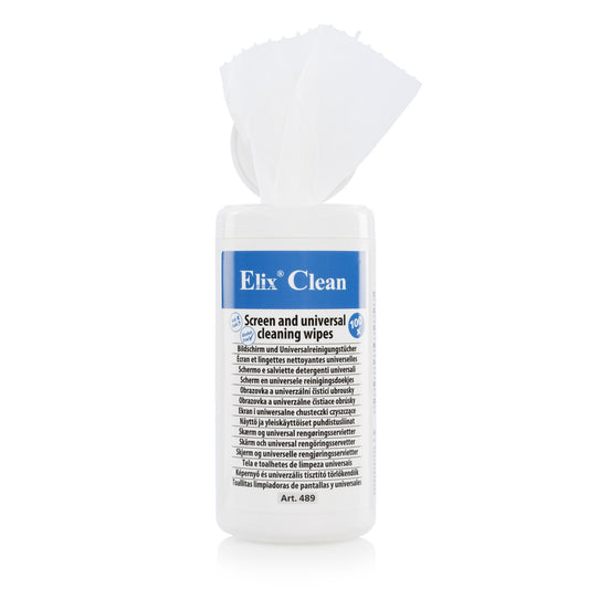 Elix Clean Reinigungstuch Bildschirme, Oberflächen 100 St./Pack.
