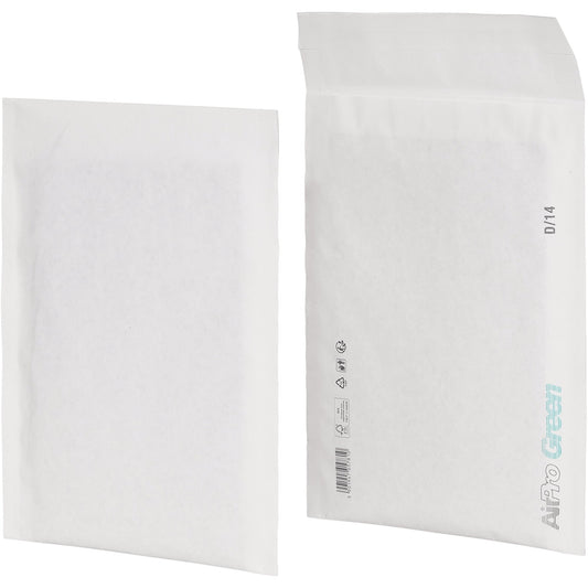 AirPro Green Papierpolstertasche 14D mit Haftklebung Papier weiß 100 St./Pack.