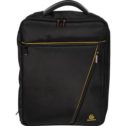 Exacompta Notebooktasche Exactive® Dual 32 x 49 x 11 cm (B x H x T) Polyester schwarz/orange