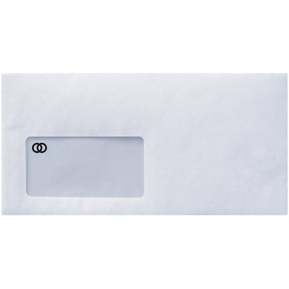 Soennecken Briefumschlag oeco DIN lang 220 x 110 mm (B x H) mit Selbstklebung mit Fenster 75g/m² weiß 1.000 St./Pack.