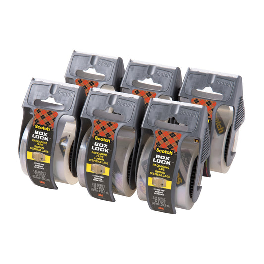 Scotch® Packband Box LockT 48 mm x 20,3 m (B x L) transparent 6 St./Pack.