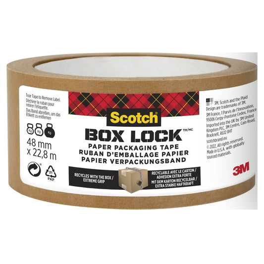 Scotch® Packband Box LockT 48 mm x 22,8 m (B x L) braun