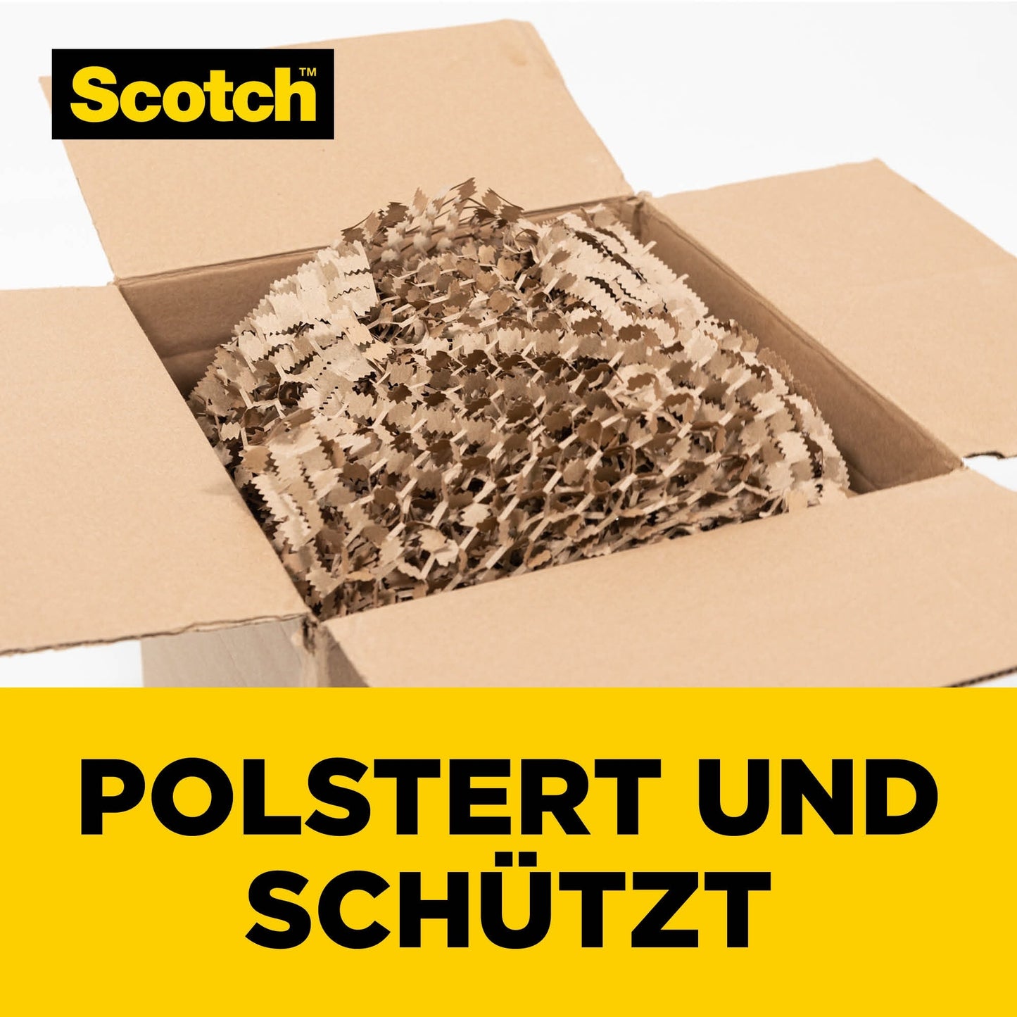 Scotch® Füllmaterial Cushion LockT 30,4 cm x 9,14 m (B x L) Papier, 100 % recycelt