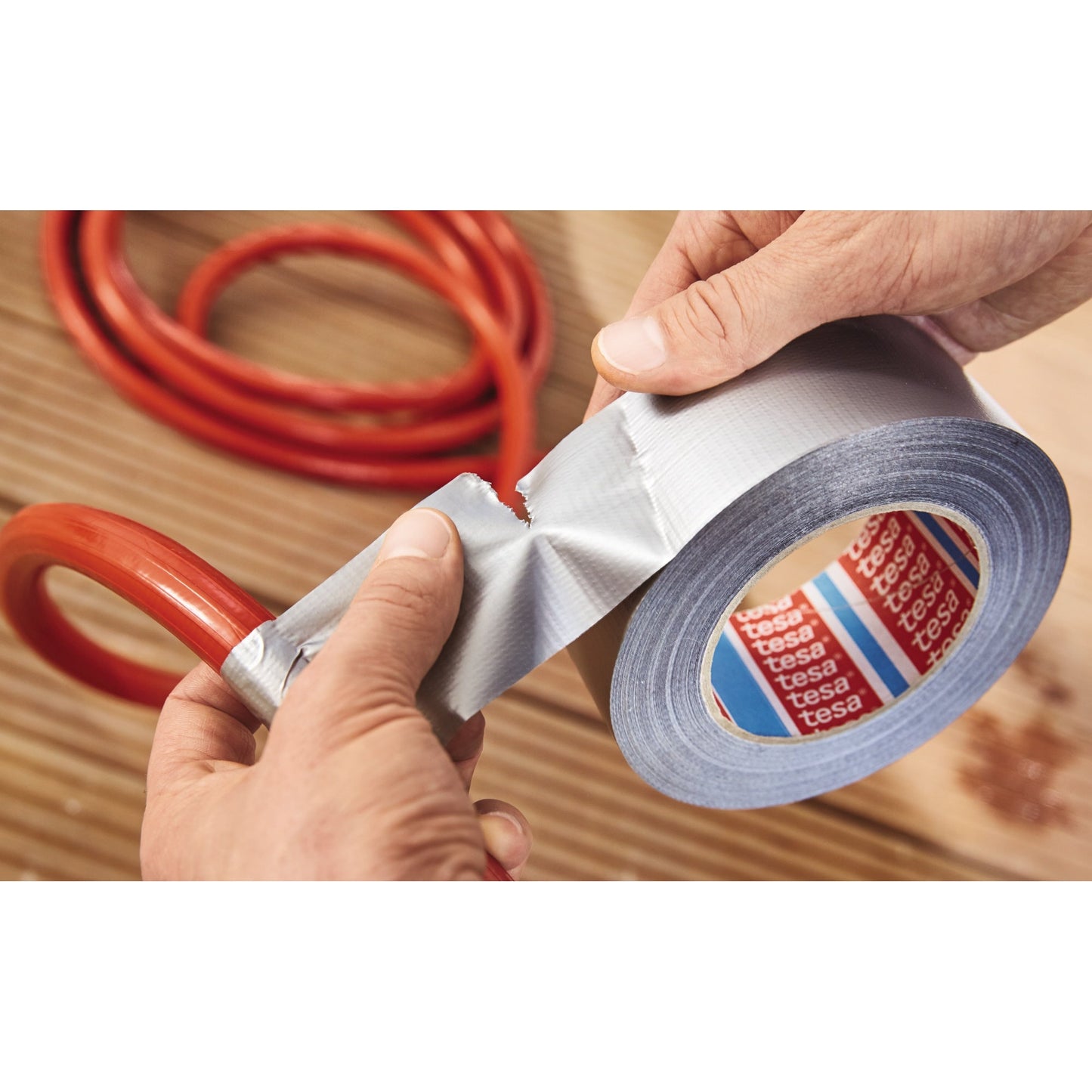 tesa® Gewebeband extra Power® Universal Innenbereich, Außenbereich 50 mm x 50 m (B x L) weiß