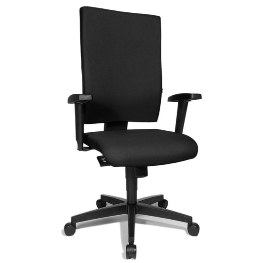 TOPSTAR Bürodrehstuhl Lightstar 20 41-53cm Synchronmechanik Rolle hart gebremst (für Teppichboden) Polyamid schwarz