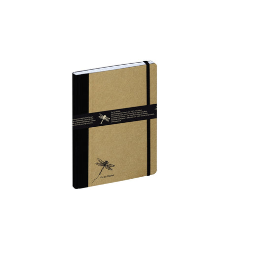 PAGNA Notizbuch Pur DIN A5 kariert natur 160 Bl.