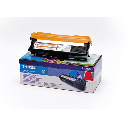 Brother Toner Originalzubehör TN-328C ca. 6.000 Seiten cyan