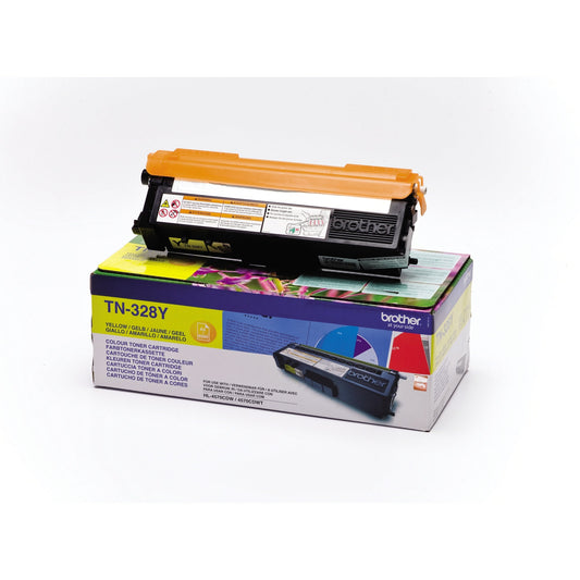 Brother Toner Originalzubehör TN-328Y ca. 6.000 Seiten gelb