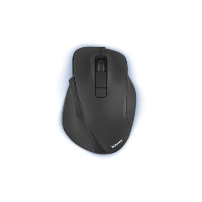 Hama Optische PC Maus MW-500 Recharge Rechtshänder USB-A 10m Akku inkl. USB-Empfänger, Ladekabel USB-A/USB-C schwarz