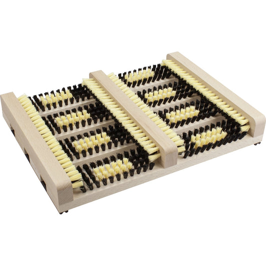 BÜMAG Schuhabstreifer 36 x 27 cm (B x H) Holz schwarz/gelb