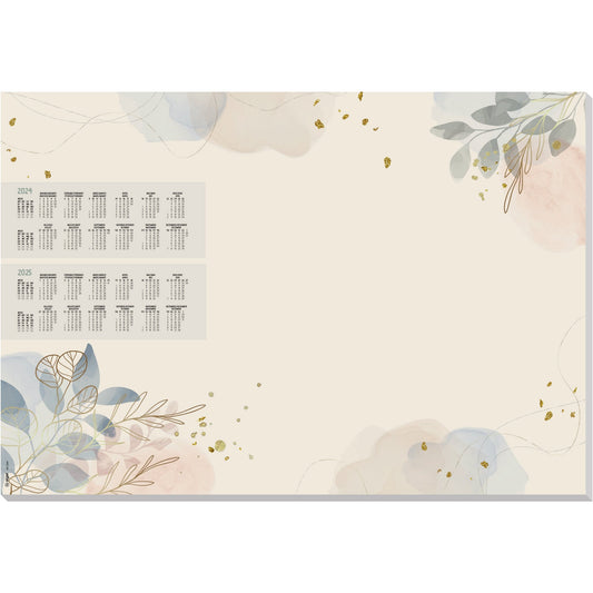SIGEL Schreibunterlage Design 59,5 x 41 cm (B x H) mit Kalender 2 Jahre Papier mehrfarbig 30 Bl.