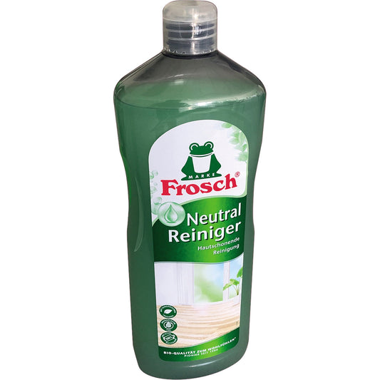 Frosch Allzweckreiniger neutral dermatologisch getestet biologisch abbaubar frei von Mikroplastik 6,8 Flasche Kunststoff, 100 % recycelt 1l
