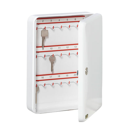 BURG-WÄCHTER Schlüsselschrank CS 42 23,5 x 31 x 7,5 cm (B x H x T) Stahlblech weiß