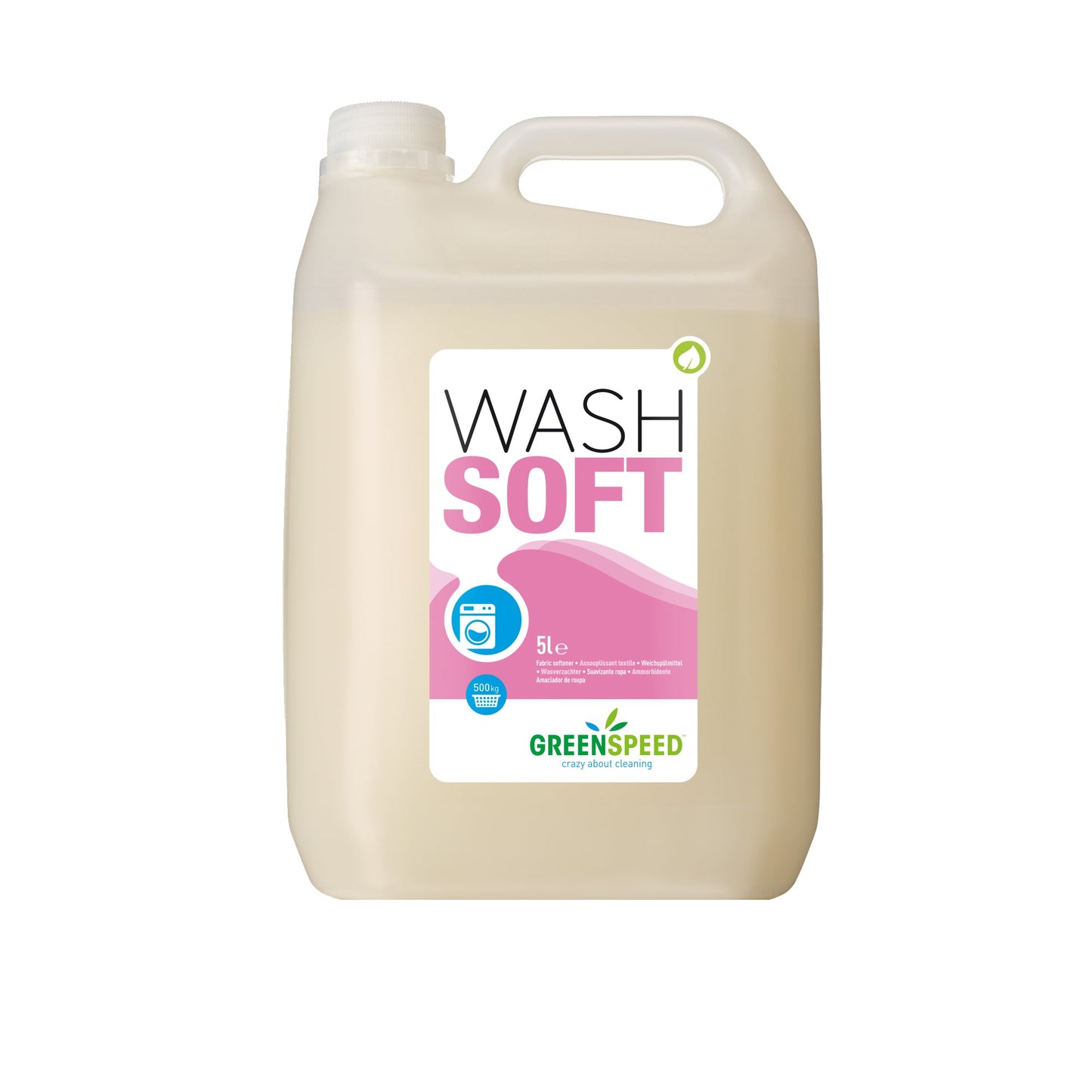 GREENSPEED Weichspüler Wash Soft Wash Soft 50 % Kunststoff, recycelt, 50 % Polyethylen 5l
