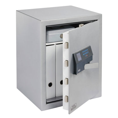 BURG-WÄCHTER Möbeltresor Karat MT 660 E FP 34,8 x 44 x 29,4 cm (B x H x T) 52mm Stahl grau