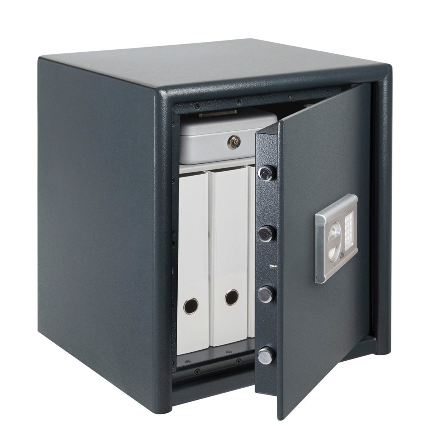 BURG-WÄCHTER Möbeltresor Magno M 540 E 37,9 x 44,5x 30,5 cm (B x H x T) 60mm Stahl anthrazit/grau