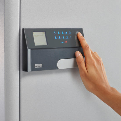 BURG-WÄCHTER Sicherheitsschrank Diplomat MTD 760 E FP Innenmaße: 37,2 x 50 x 30 cm (B x H x T) 104mm Elektroschloss, Fingerabdruck Stahl grau