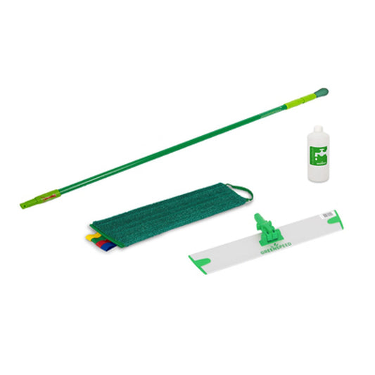 GREENSPEED Reinigungsset Bodenwischer Sprenkler Velcro grün