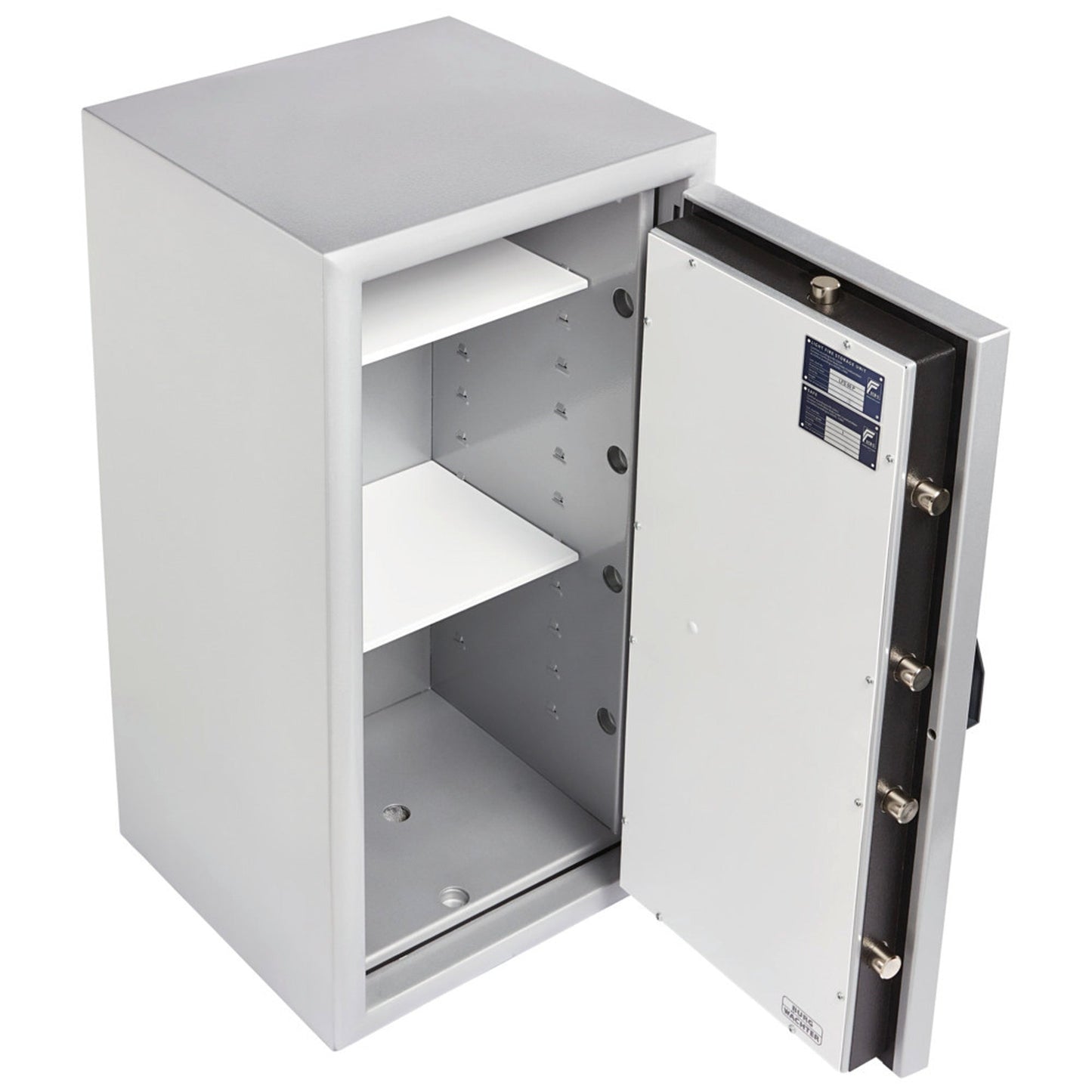 BURG-WÄCHTER Sicherheitsschrank Diplomat 780 E FP Innenmaße: 37,2 x 86 x 30 cm (B x H x T) 104mm Elektroschloss, Fingerabdruck Stahl grau