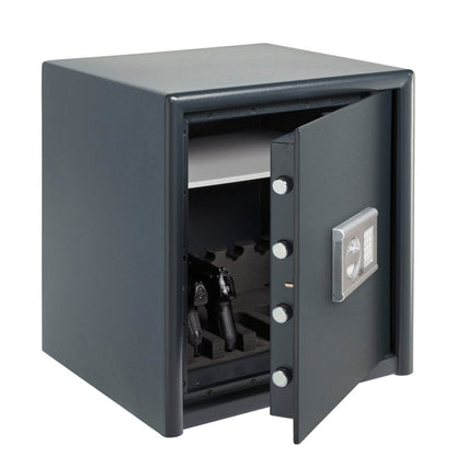 BURG-WÄCHTER Möbeltresor Magno M 540 E 37,9 x 44,5x 30,5 cm (B x H x T) 60mm Stahl anthrazit/grau