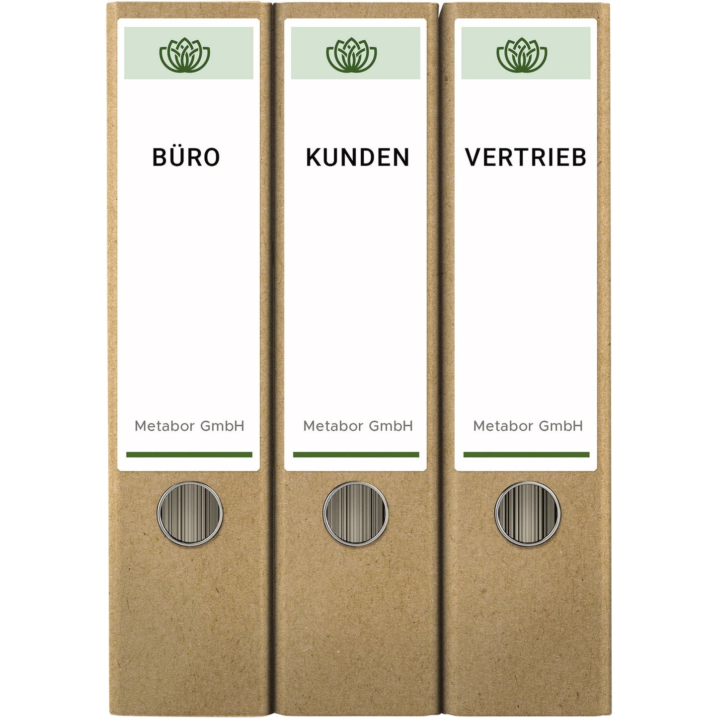 Avery Zweckform Ordnerrückenetikett Recycling schmal/kurz 38 x 192 mm (B x H) selbstklebend ohne Griffloch naturweiß 70 Etik./Pack.