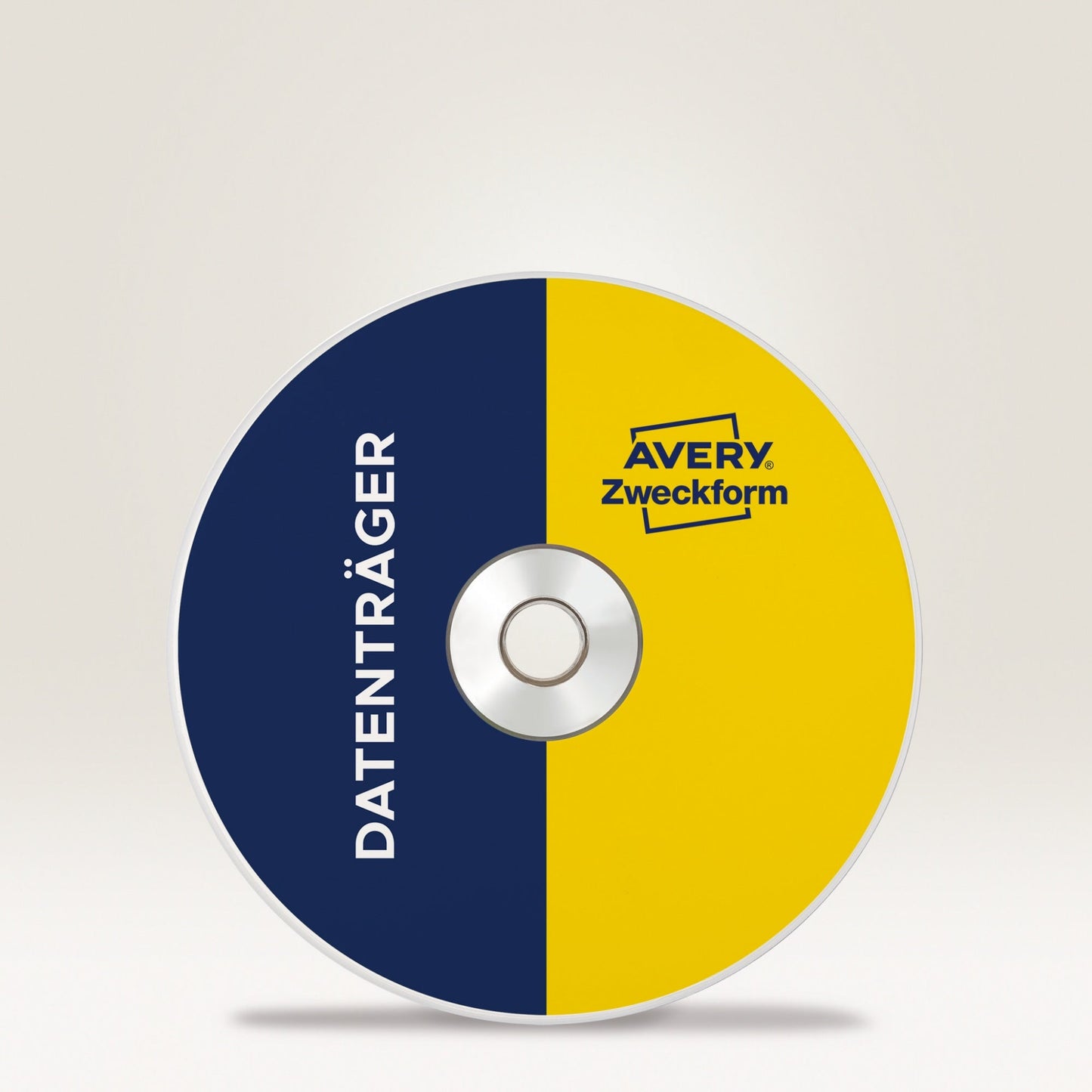 Avery Zweckform CD/DVD Etikett 117mm Papier weiß 50 Etik./Pack.