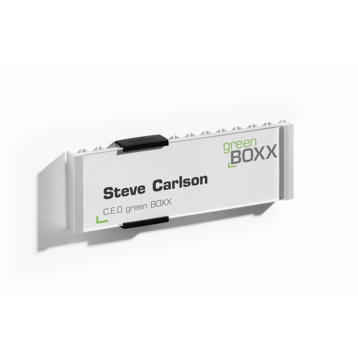 DURABLE Türschild INFO SIGN 149 x 52,5 mm (B x H) Aluminium/Acryl silber metallic