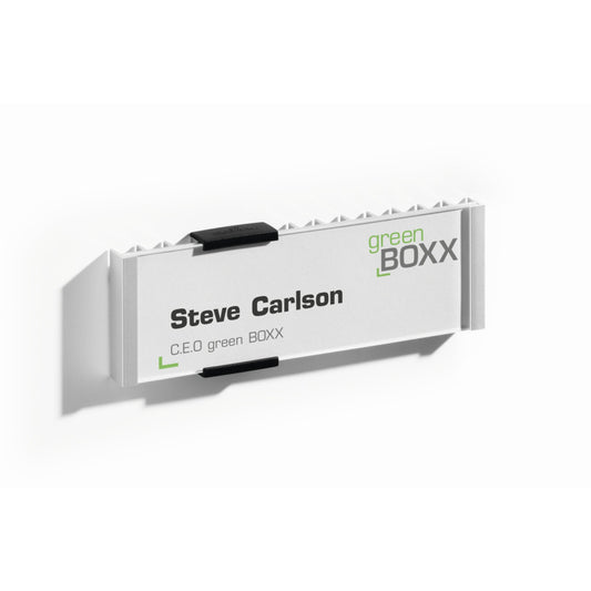 DURABLE Türschild INFO SIGN 149 x 52,5 mm (B x H) Aluminium/Acryl silber metallic