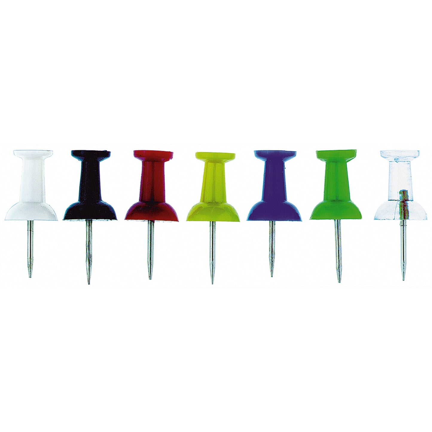 ALCO Pinnwandnadel 9 x 12 mm (Ø x L) Kunststoff farbig sortiert 20 St./Pack.
