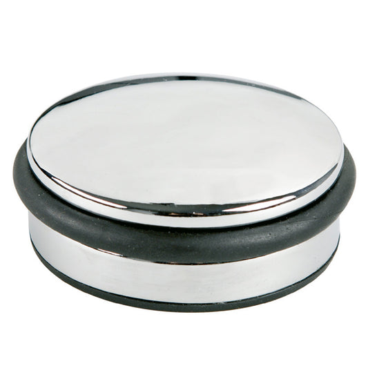 ALCO Türstopper 10 x 4 cm (Ø x H) Metall/Gummi chrom