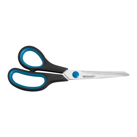 Westcott Universalschere Easy Grip 201mm Linkshänder Stahl schwarz/blau