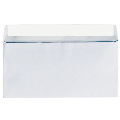 Soennecken Briefumschlag DIN lang 220 x 110 mm (B x H) mit Haftklebung ohne Fenster 80g/m² weiß 25 St./Pack.