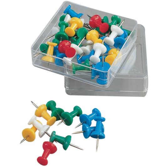 Soennecken Pinnwandnadel Kunststoff farbig sortiert 40 St./Pack.