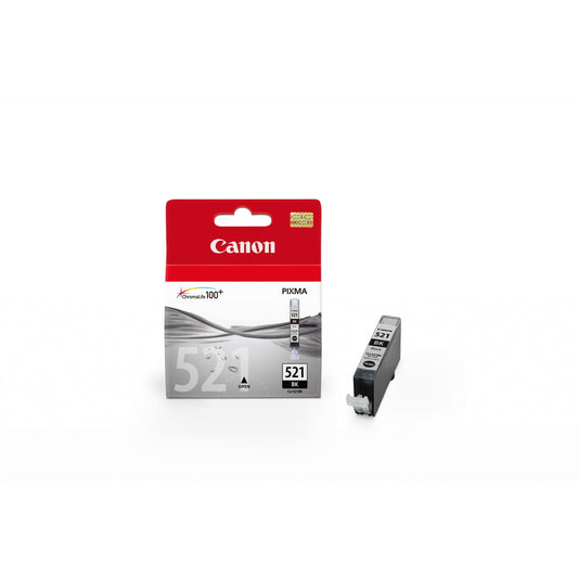 Canon Tintenpatrone Originalzubehör CLI-521BK ca. 665 Seiten schwarz 9ml