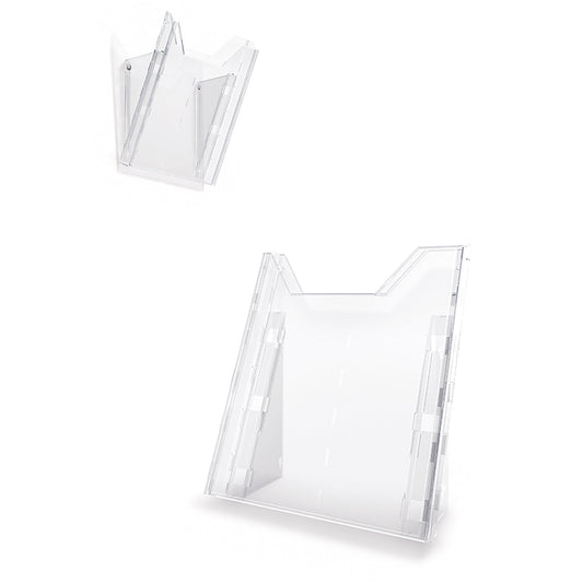 DURABLE Prospekthalter COMBIBOXX 24,2 x 29,1 x 16,2 cm (B x H x T) DIN A4 Polystyrol transparent 1 Fach