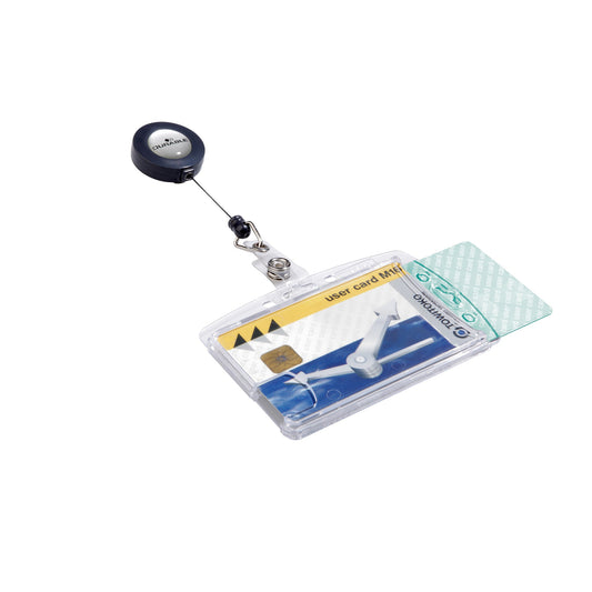 DURABLE Ausweishalter 87 x 54 mm (B x H) Polystyrol transparent 10 St./Pack.