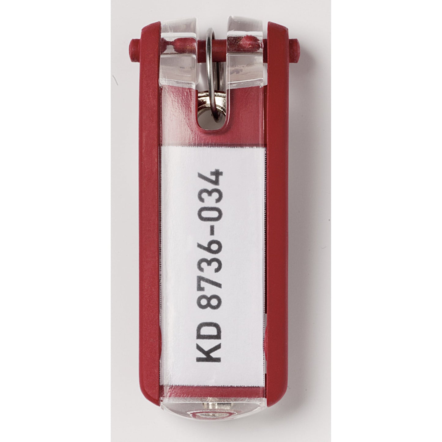 DURABLE Schlüsselanhänger KEY CLIP 24 x 68 x 15 mm (B x H x T) Kunststoff rot 6 St./Pack.