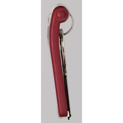 DURABLE Schlüsselanhänger KEY CLIP 24 x 68 x 15 mm (B x H x T) Kunststoff rot 6 St./Pack.
