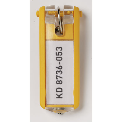 DURABLE Schlüsselanhänger KEY CLIP 24 x 68 x 15 mm (B x H x T) Kunststoff gelb 6 St./Pack.