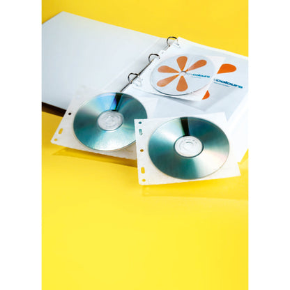 DURABLE CD/DVD Hülle COVER FILE 14 x 12,8 cm (B x H) Kunststoff transparent 10 St./Pack.
